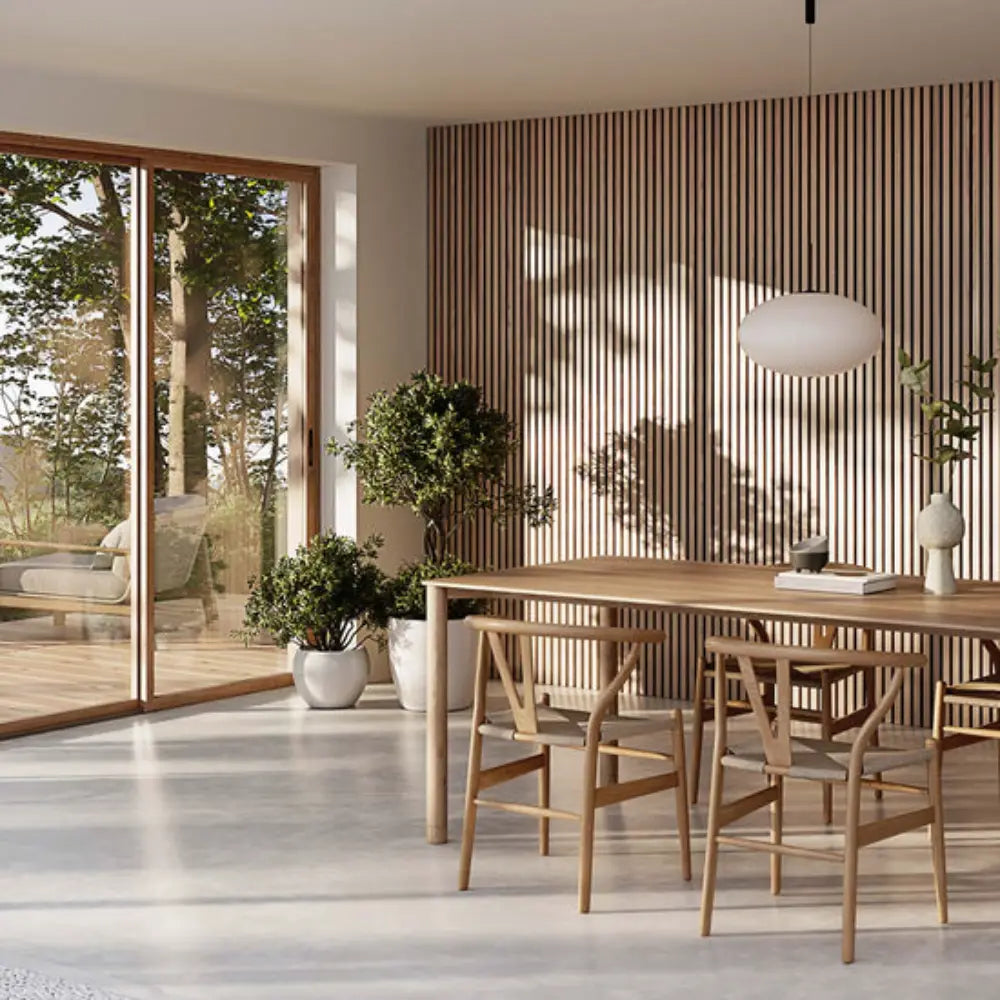 White Oak (Grey Felt) Willow Panel