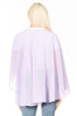 Sakkas Anya Women's Soft Chiffon Wedding Bridesmaid Bridal Cape Wrap Bolero Shrug