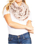 Sakkas Abir Soft Furry Reversible Short Twist Wrap Around Infinity Scarf