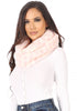 Sakkas Abir Soft Furry Reversible Short Twist Wrap Around Infinity Scarf
