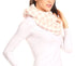 Sakkas Abir Soft Furry Reversible Short Twist Wrap Around Infinity Scarf