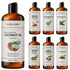 USDA Organic Coconut Oil for Skin Face Hair Cold-Pressed Sweet Almond Moroccan Argan Sunflower Seed Oil for Massage Moisturize