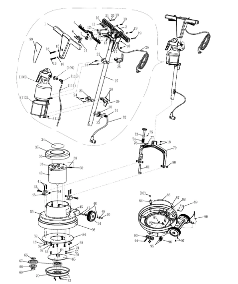 Bissell BGORB13 Orbital Floor Cleaning Machine