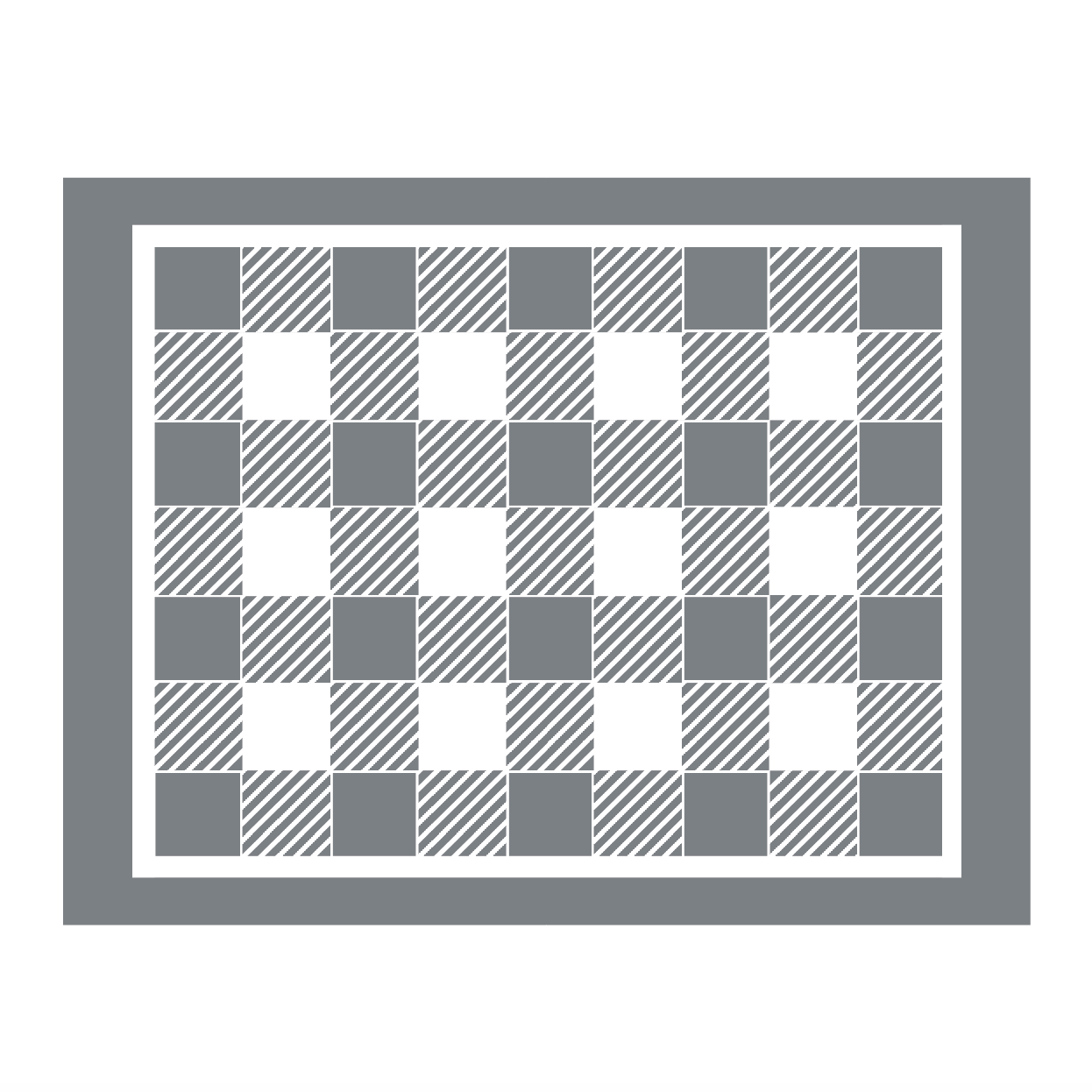 Buffalo Check - Mesh Stencil 8.5 x 11