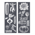 Eat Your Veggies - Mesh Stencil 2 pack - 4.25x11