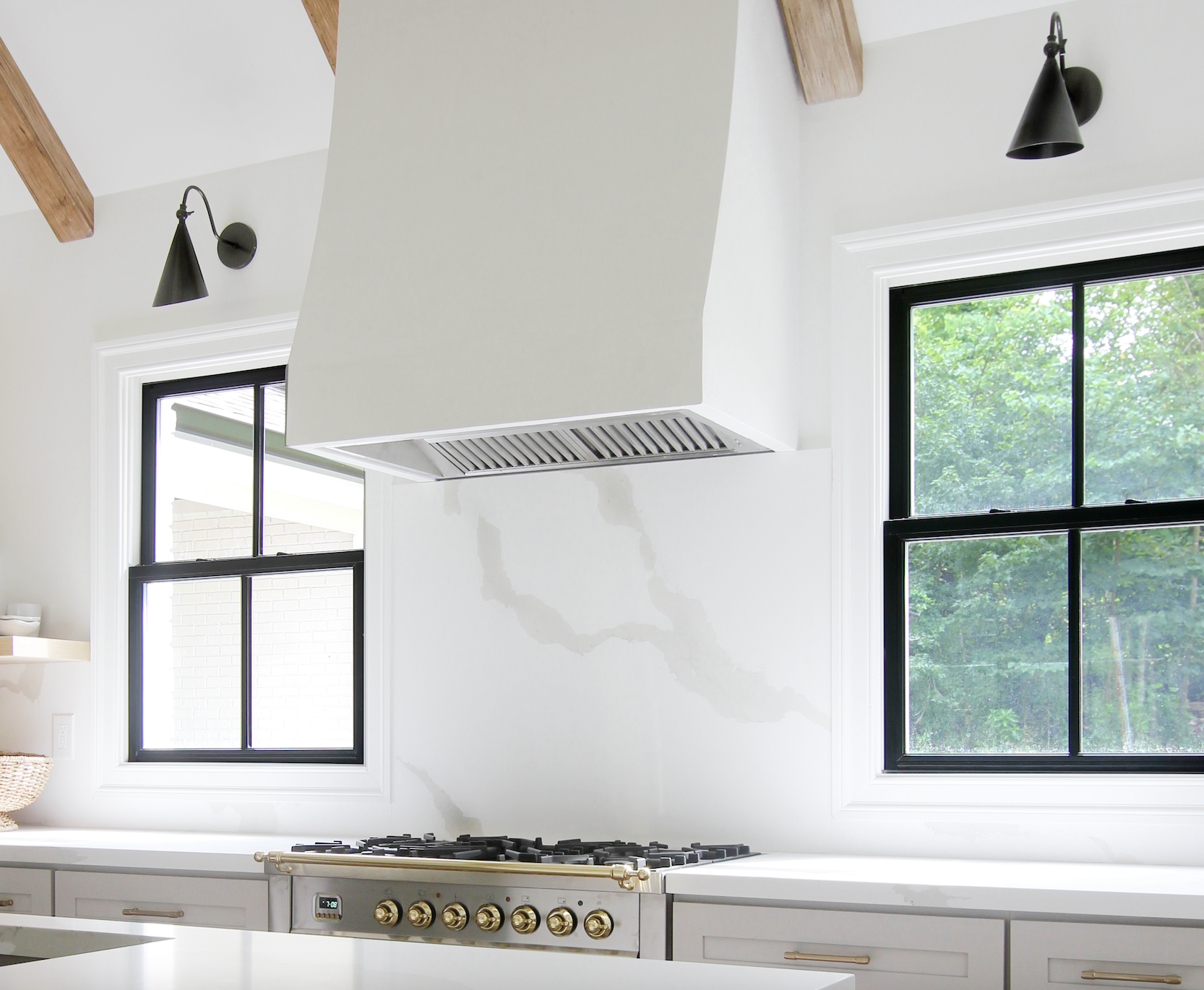 Kitchen Range Hood Venetian Plaster