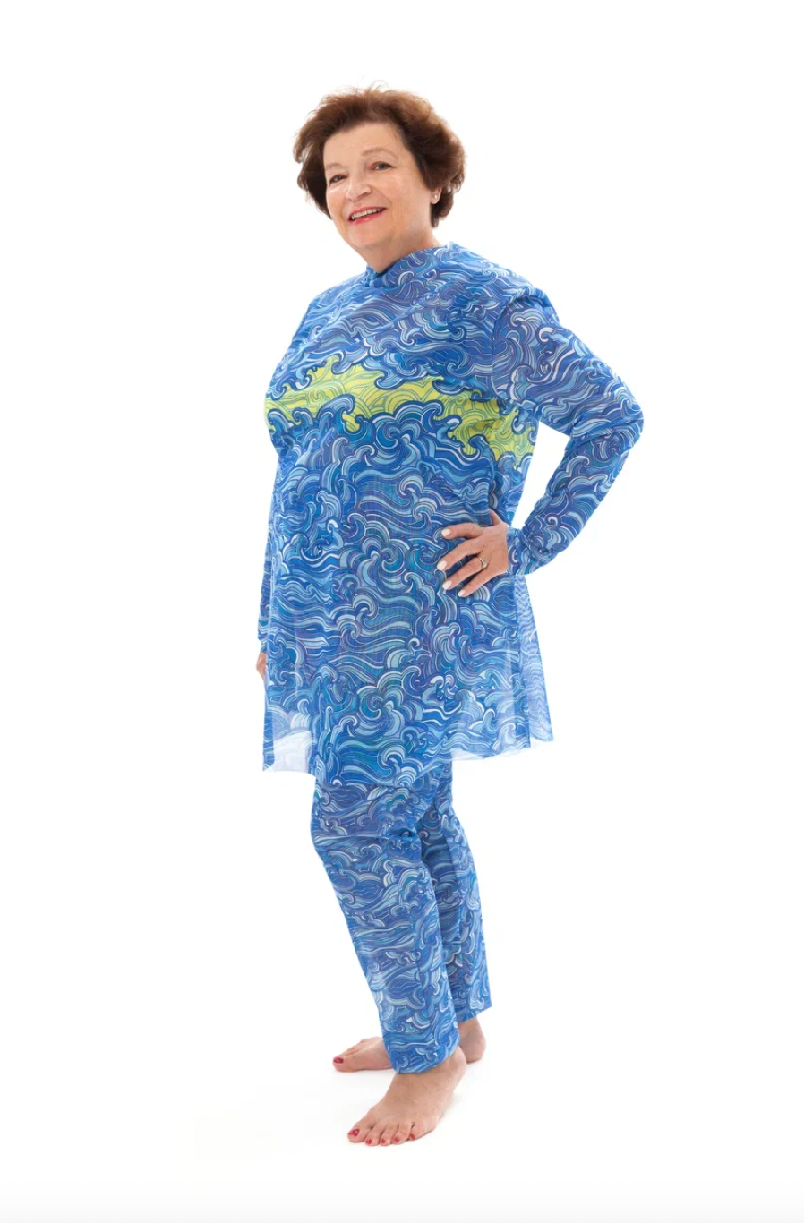 Waves Burkini With Hood