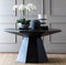 Park Hill | William Foyer Table – Black Octagonal Pedestal