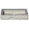 Seagrass Rustic Limestone Rectangular Sink Honed Interior Hand-Chiseled Exterior (W)18" (L)21.4" (H)4"