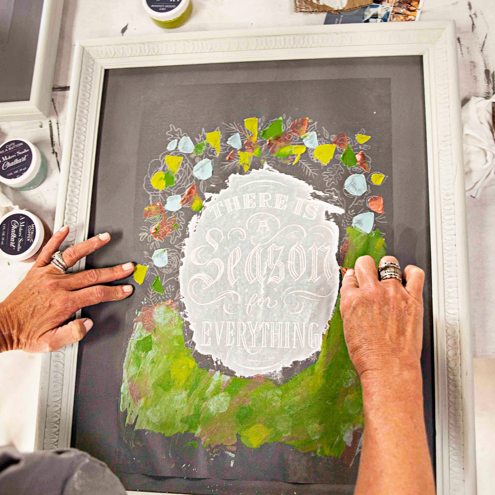 Season - Mesh Stencil 12x18