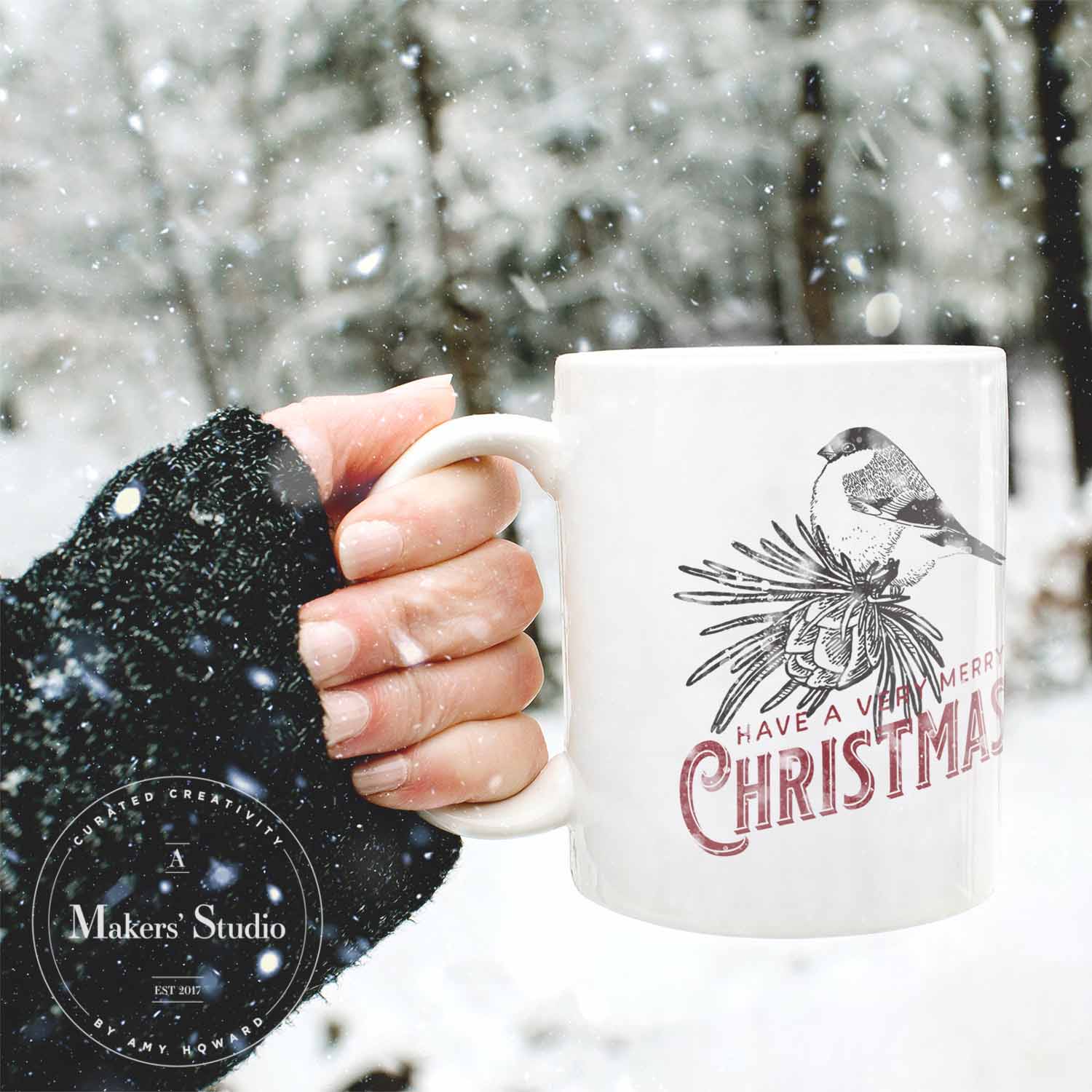 Season's Greetings - Mesh Stencil 12x18