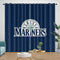 Seattle Mariners Curtains Blackout Window Drapes Room Decoration