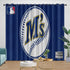 Seattle Mariners Curtains Blackout Window Drapes Room Decoration