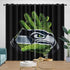 Seattle Seahawks Curtains Blackout Window Drapes Room Decoration