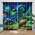 Seattle Seahawks Curtains Blackout Window Drapes Room Decoration