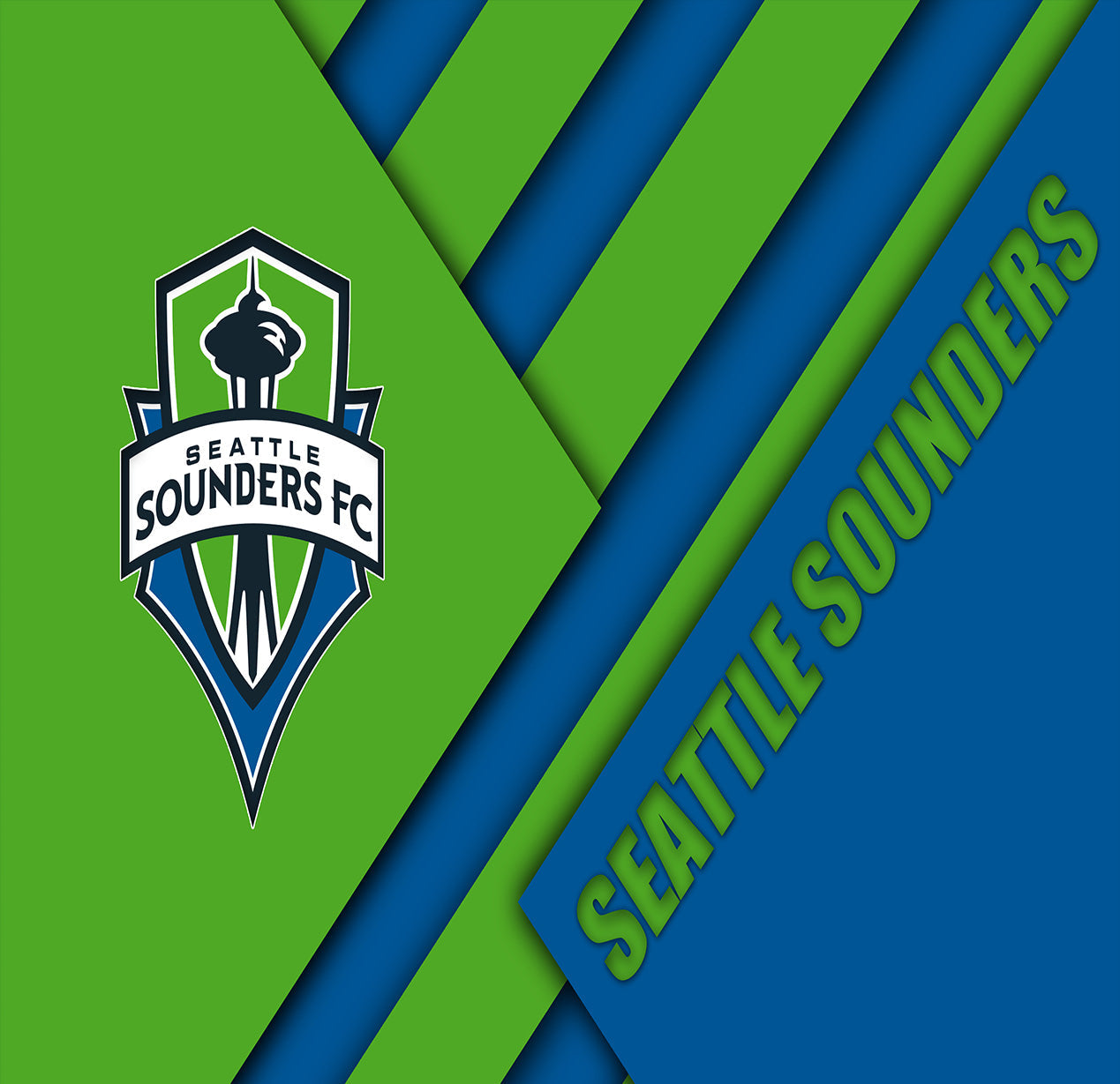 Seattle Sounders FC Curtains Blackout Window Drapes Room Decoration
