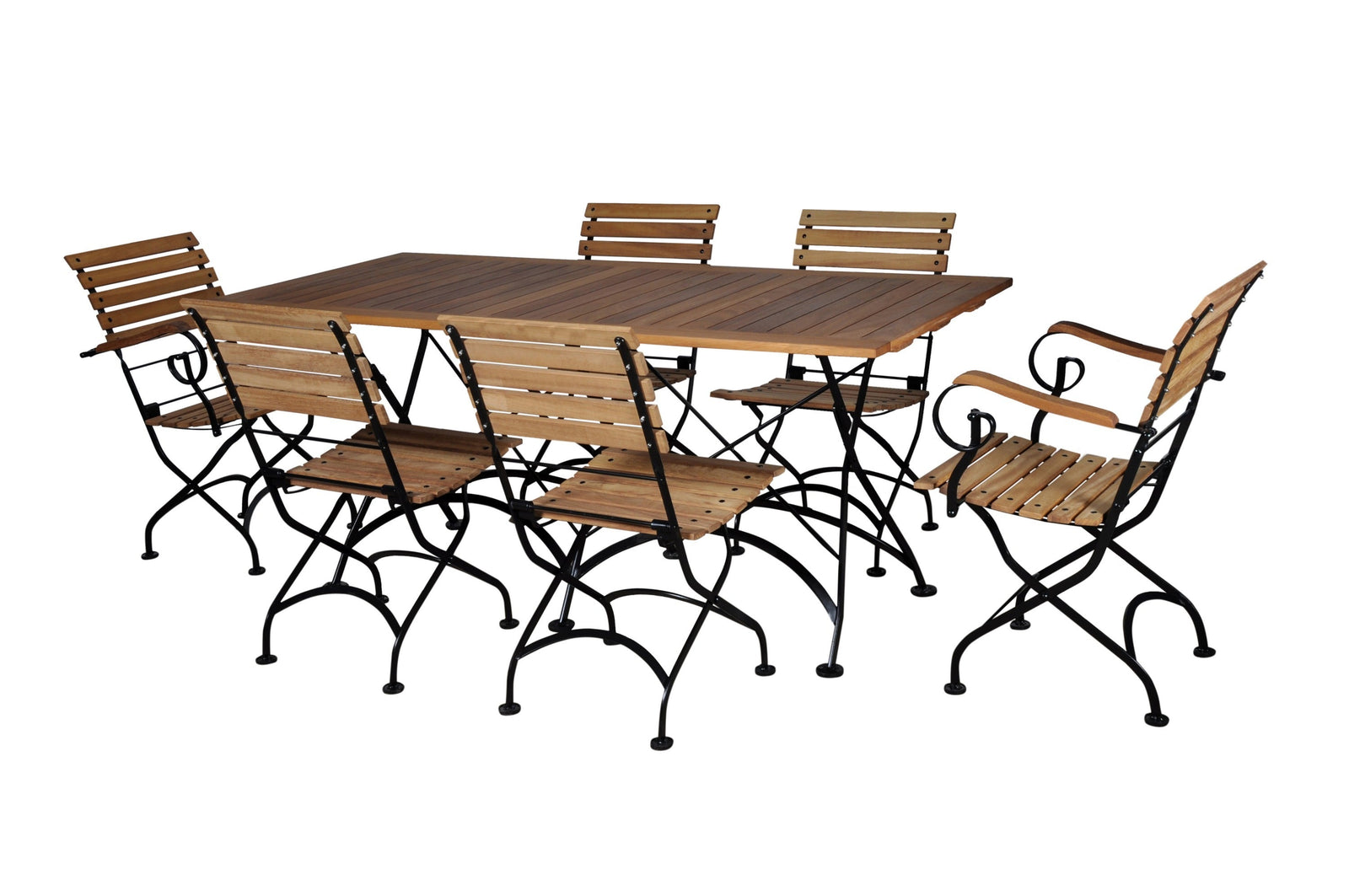 Seven Piece Dining Set with 32 x 72