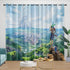 Shangri-La Frontier Curtains Blackout Window Drapes Room Decoration