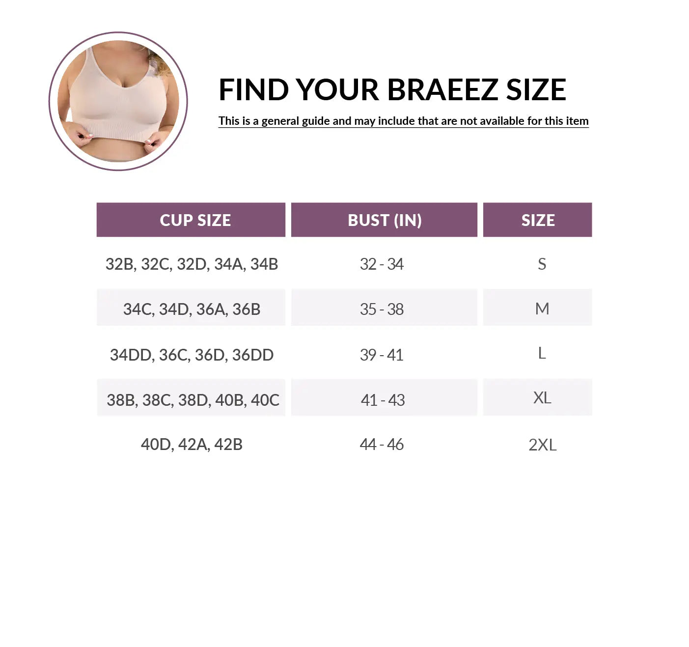 CURVEEZ Shaper Bra BRAEEZ 7 Wonders