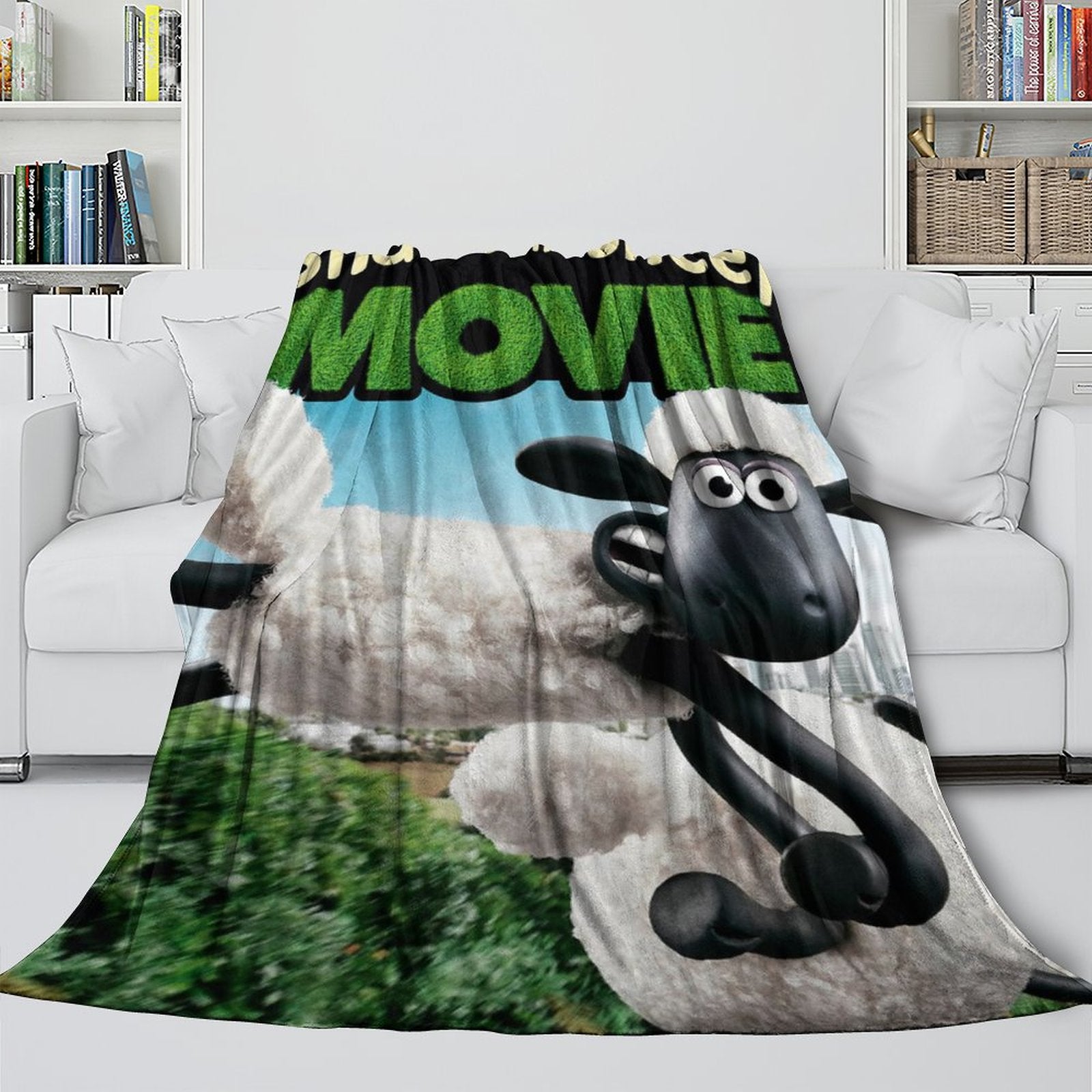 Shaun the Sheep Blanket Flannel Fleece Throw Room Decoration