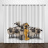 Shaun the Sheep Curtains Pattern Blackout Window Drapes