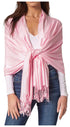 Sakkas 78" X 28" Rayon from Bamboo Soft Solid Pashmina Shawl / Wrap / Stole
