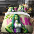 She Hulk Bedding Set Cosplay Quilt Cover Without Filler