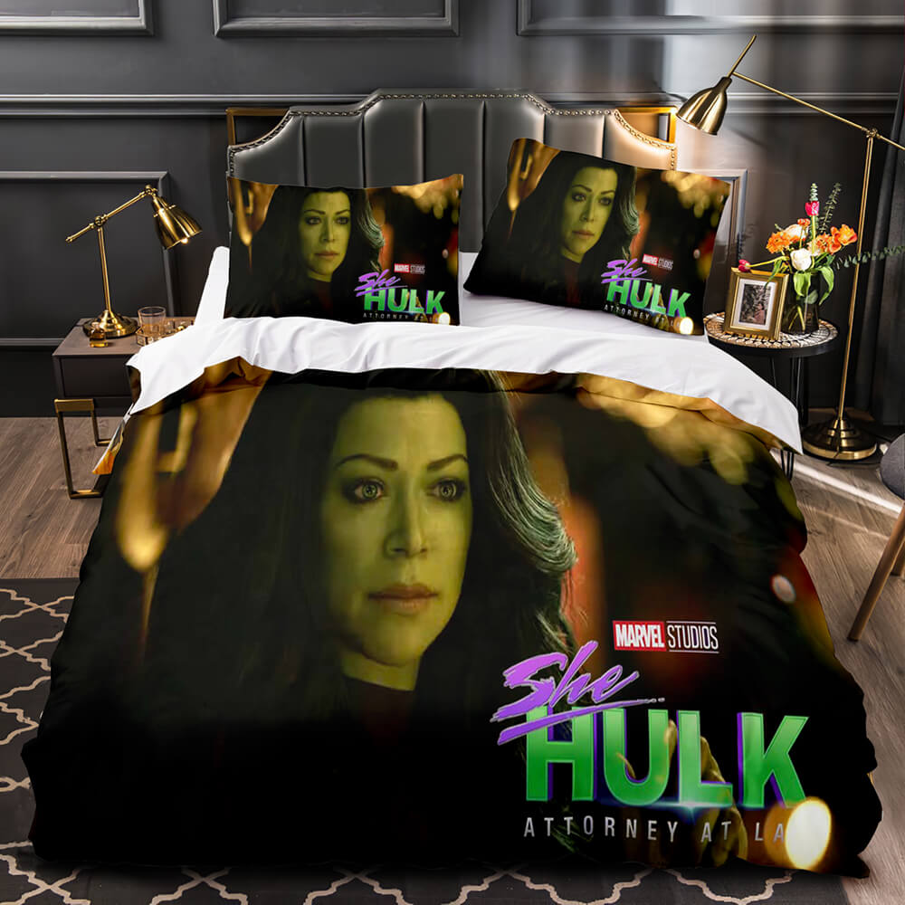 She Hulk Bedding Set Cosplay Quilt Cover Without Filler