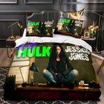 She Hulk Bedding Set Cosplay Quilt Cover Without Filler