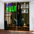 She Hulk Curtains Blackout Cosplay Window Drapes for Room Decoration