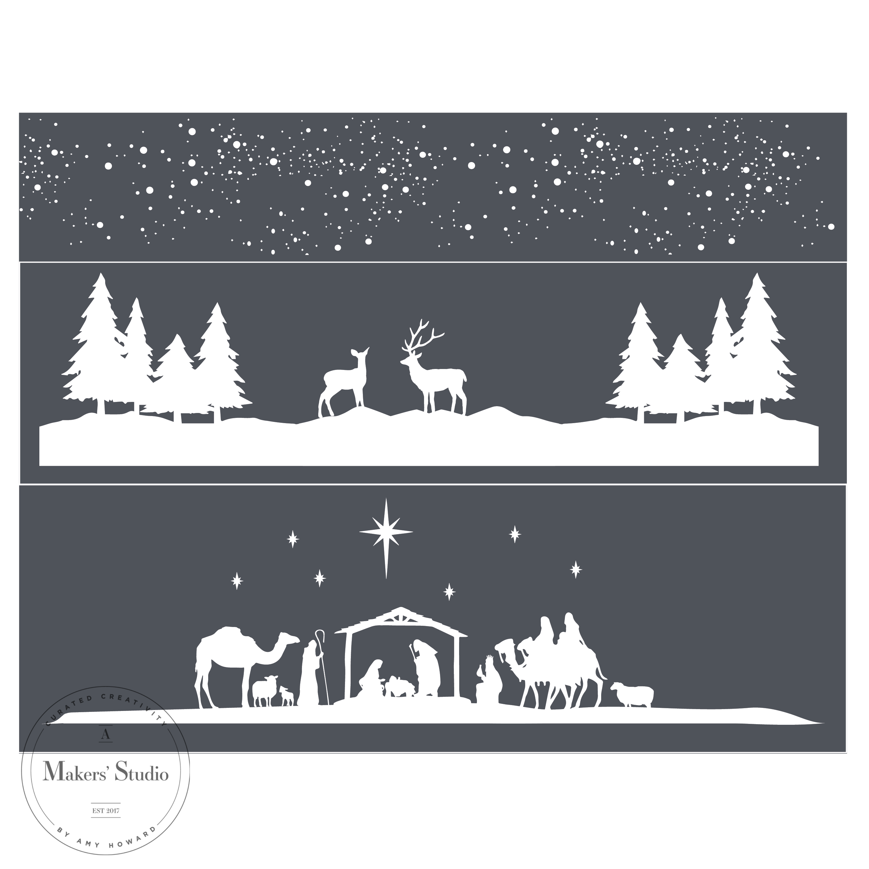 Bethlehem - Mesh Stencil 8.5x11