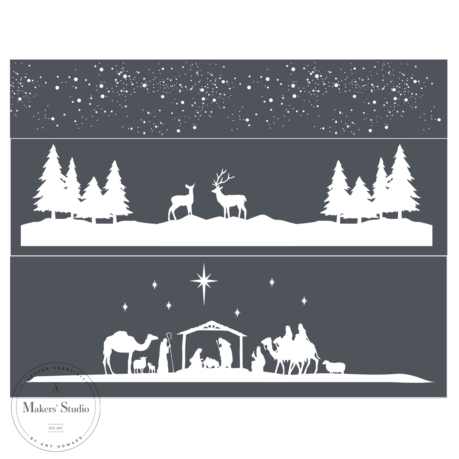 Bethlehem - Mesh Stencil 8.5x11