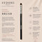 SYDONI SHORT SHADER EYE MAKEUP BRUSH - Pony Hair Bristles