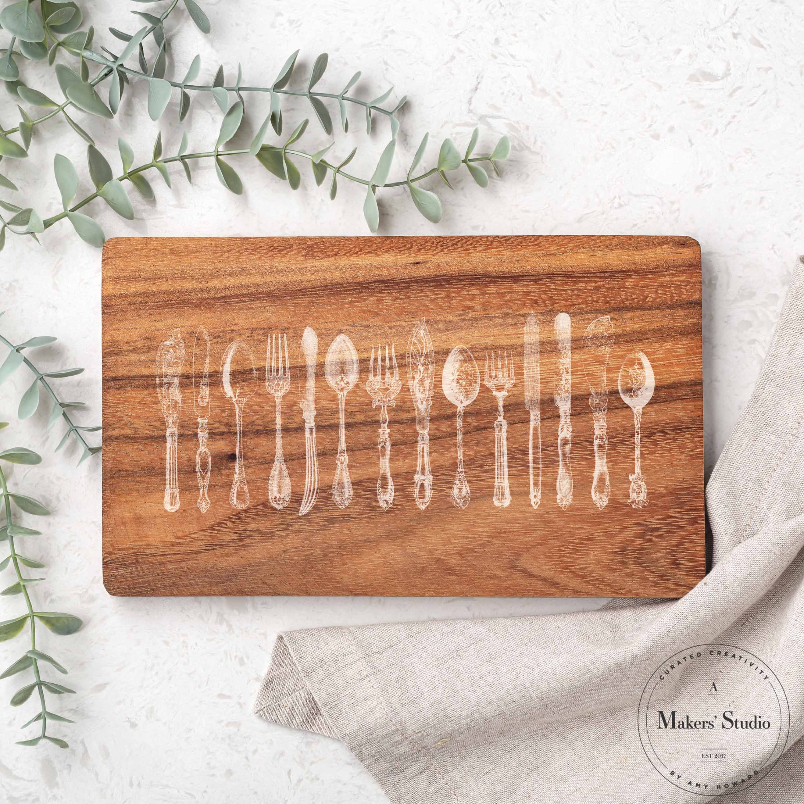 Silverware - Mesh Stencil 8.5x11