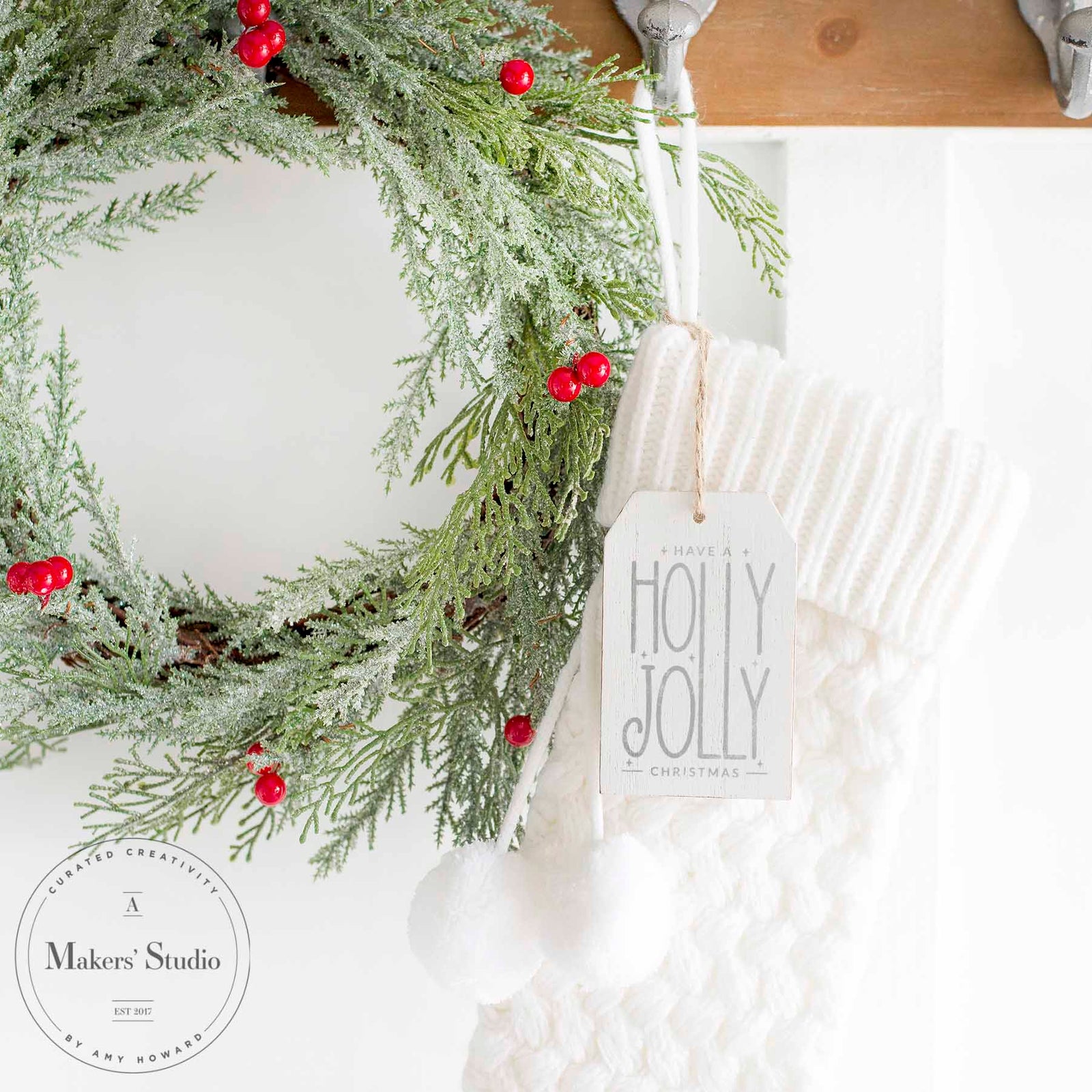 Ski In to Christmas - Mesh Stencil 9x12