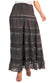 Sakkas Lace and Ribbon Peasant Boho Skirt