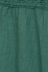 Sakkas Solid Embroidered Crochet Lace Trim Gypsy Bohemian Mid Length Cotton Skirt