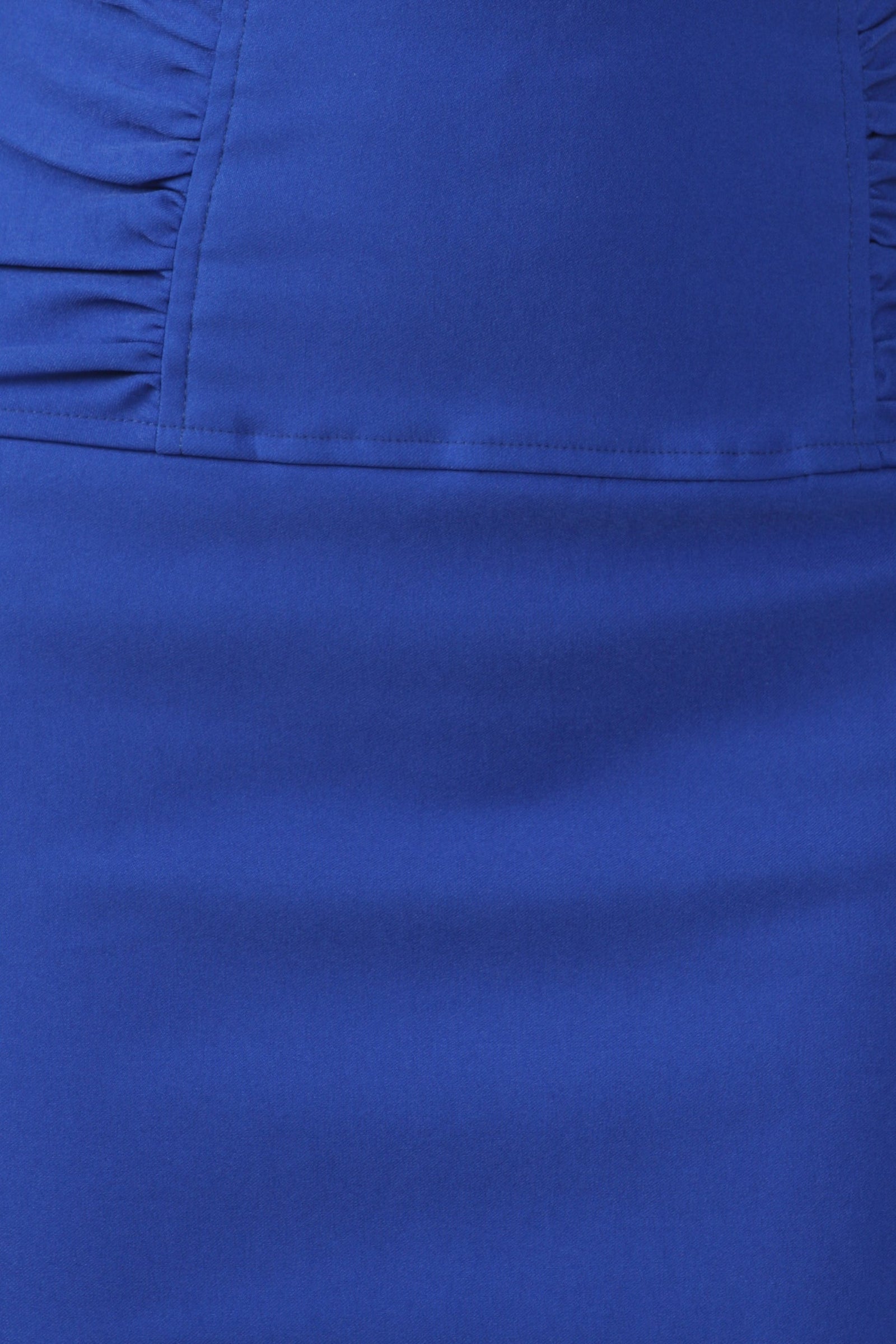 Sakkas Petite High Waist Stretch Pencil Skirt with Shirred Waist Detail