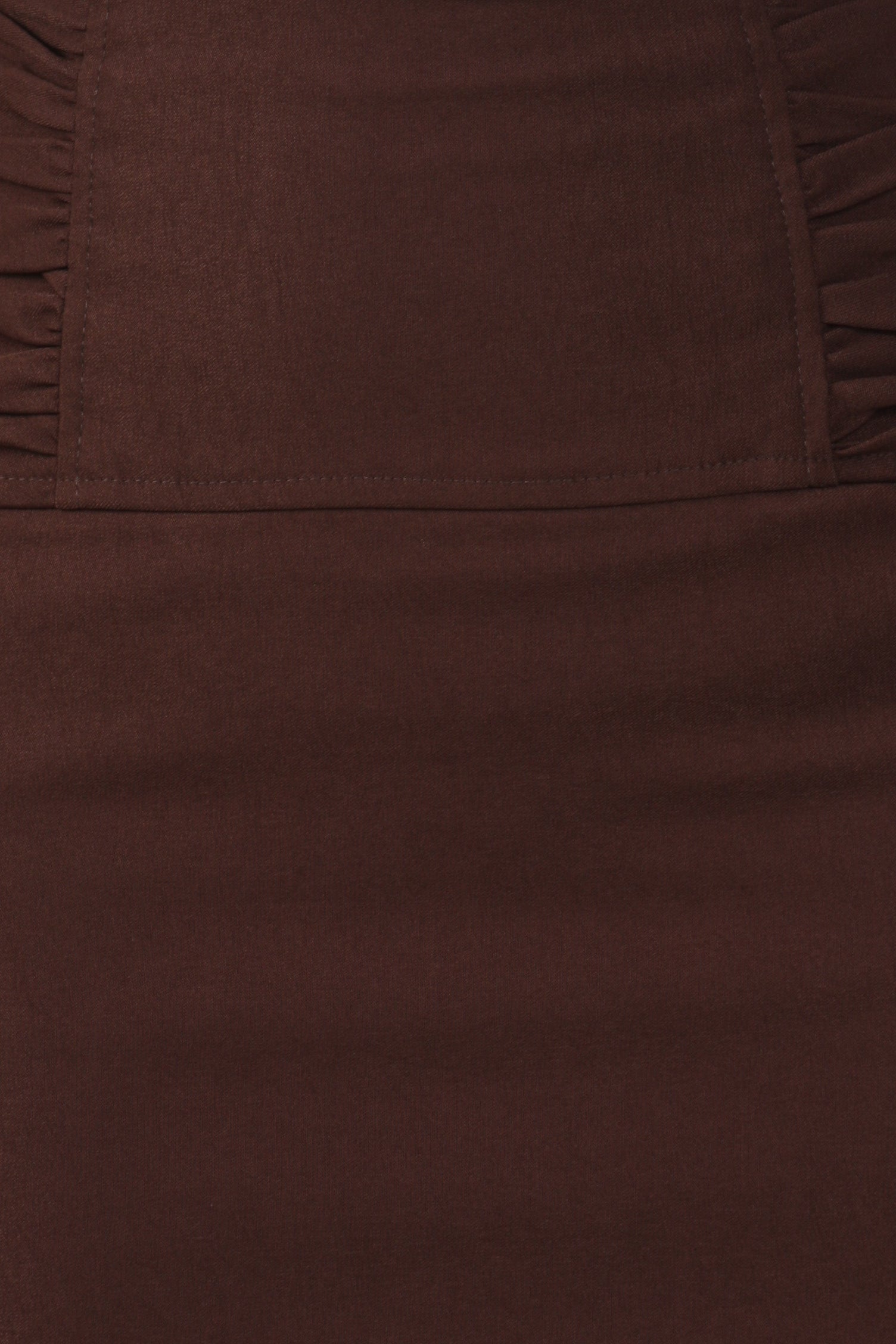 Sakkas Petite High Waist Stretch Pencil Skirt with Shirred Waist Detail