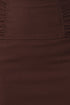 Sakkas Petite High Waist Stretch Pencil Skirt with Shirred Waist Detail