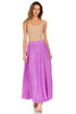 Sakkas Noemi Women's Long Maxi Summer Casual Boho Skirt Elastic Waist & Pockets