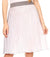 Sakkas Amira Accordion Pleated Midi Crepe Slim Skirt with Elastic Waist