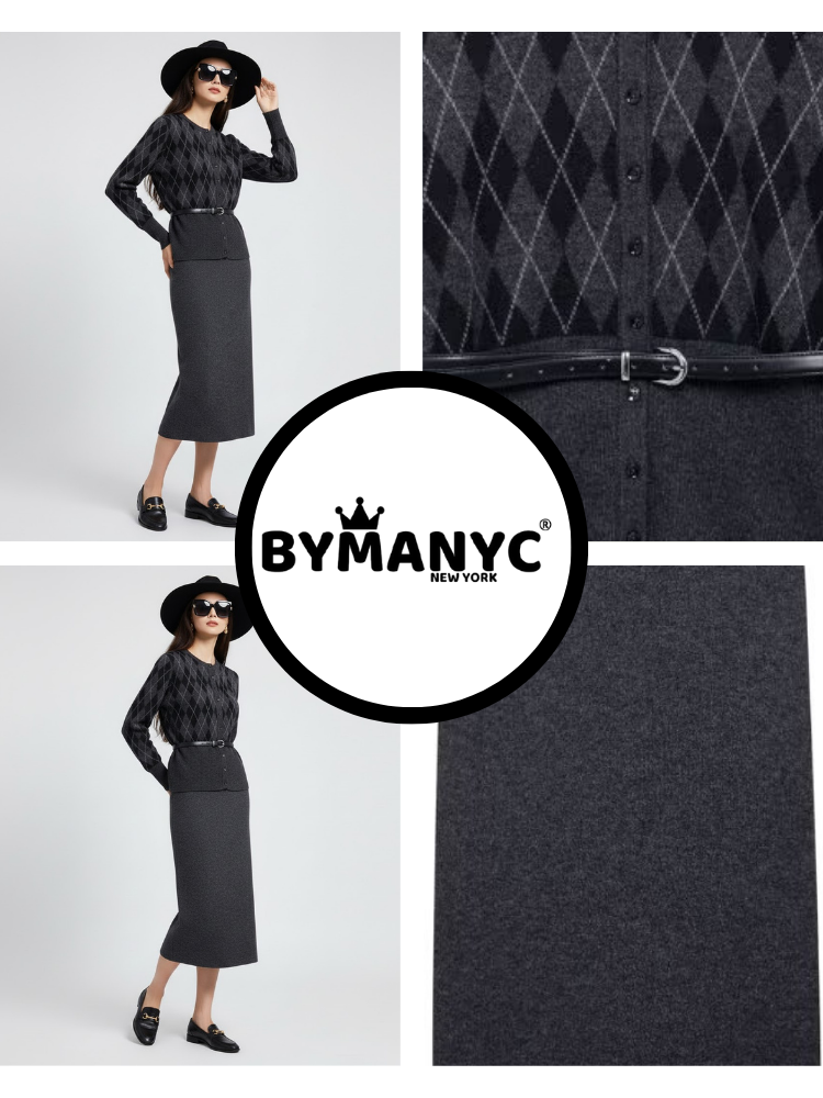 Skirt and Jacket Set UPPER EAST SIDE NYFW New Colecction BYMANYC ® New York