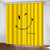 Smile Emoji Curtains Blackout Window Treatments Drapes for Room Decoration