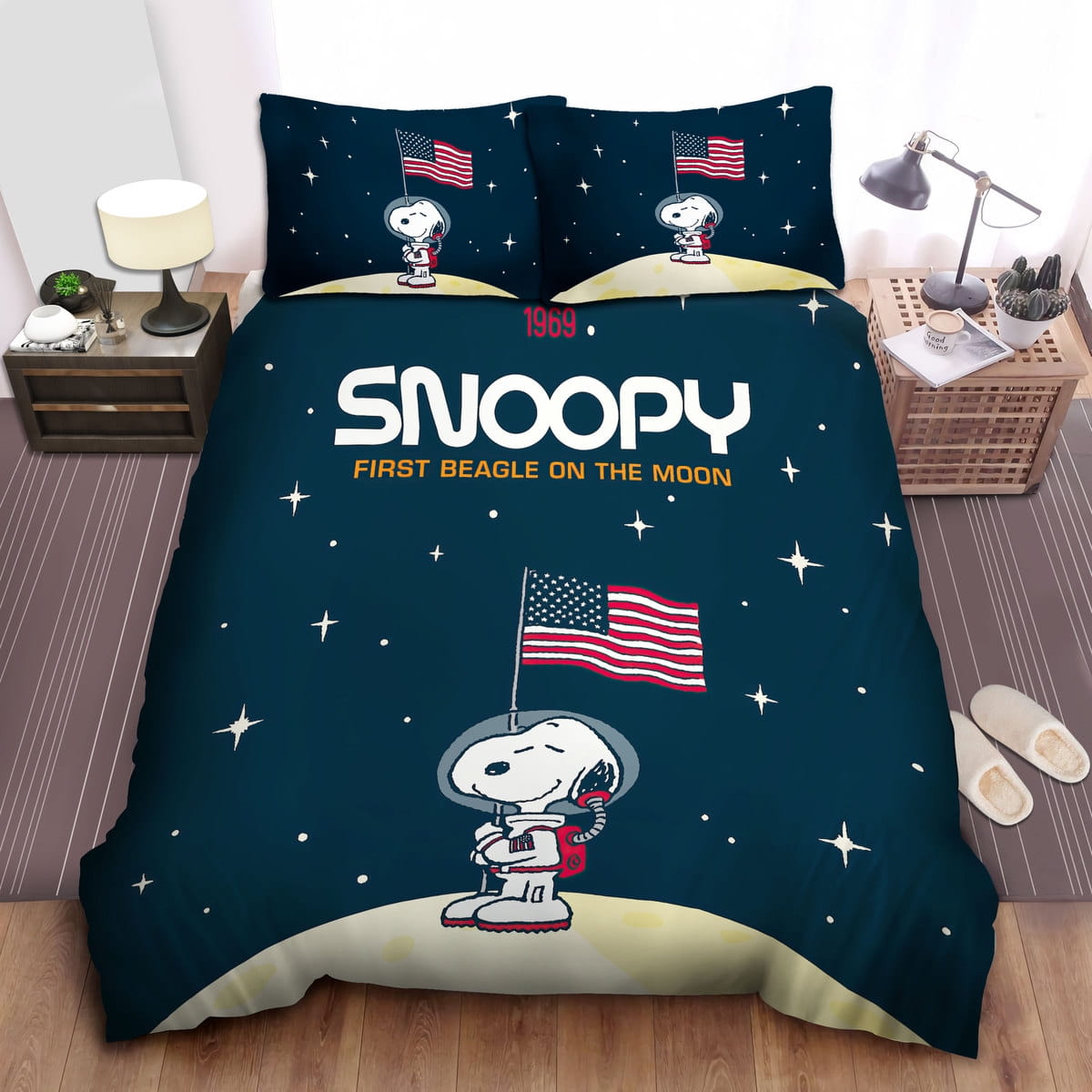 Snoopy Duvet Cover Pattern Kids Bedding Sets Without Filler
