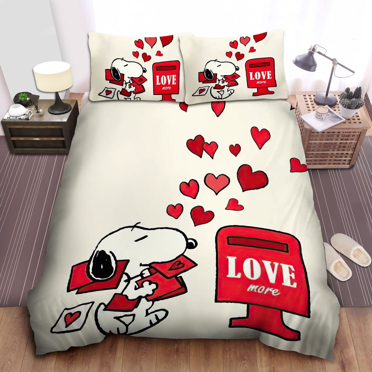 Snoopy Duvet Cover Pattern Kids Bedding Sets Without Filler