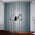 Snoopy Pattern Curtains Blackout Window Drapes