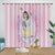 Snow White Curtains Blackout Window Drapes Room Decoration