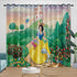 Snow White Curtains Blackout Window Drapes Room Decoration