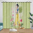 Snow White Curtains Blackout Window Drapes Room Decoration